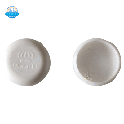 Tampa pedal Monark anos 70/80 branca (par)