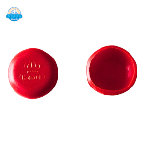 Tampa pedal Monark anos 70/80 vermelho (par)