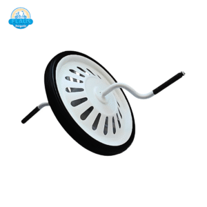 Roda Dianteira com Pé de Velas 210 mm