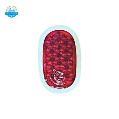 Lanterna Traseira Retrô Goricke Oval Vermelha
