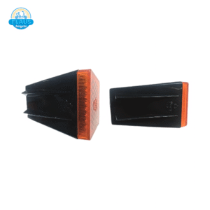 Lanterna Lente Curta Monark Monareta Anos 70 e 80 Preto