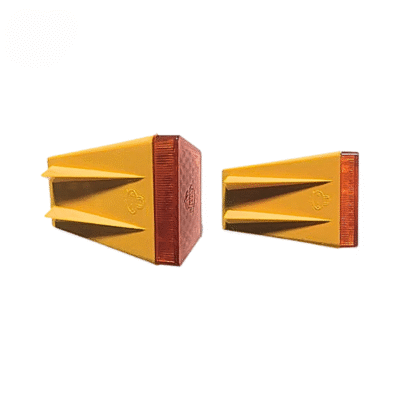 Lanterna Lente Curta Monark Monareta Anos 70 e 80 Amarela