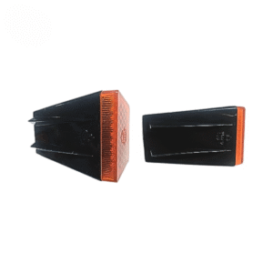 Lanterna Lente Curta Monark Monareta Anos 70 e 80 Preto