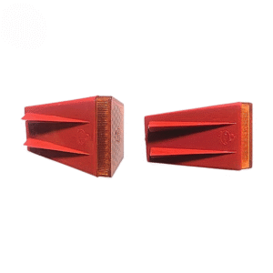 Lanterna Lente Curta Monark Monareta Anos 70 e 80 Vermelha