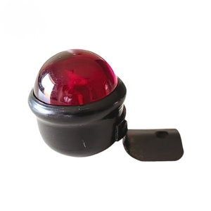 Lanterna Traseira Retrô Alemã Olho de Sapo Anos 10 e 20 Vermelha