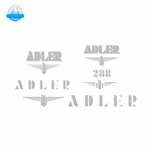 Decalque Adler Alemã Masculino e Feminino