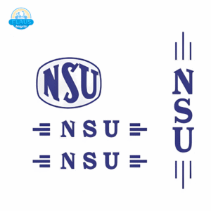 Decalque NSU Azul