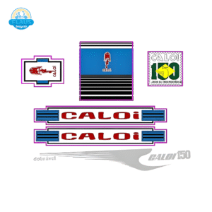 Adesivo Metalizado Caloi Berlineta 72 Aro 20 Dobrável