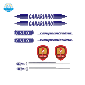 Decalque Caloi Campeoníssima Aro 18 Canarinho