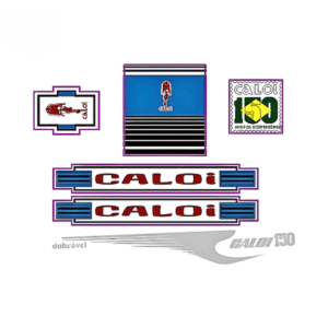 Adesivo Metalizado Caloi Berlineta 72 Aro 14 Dobrável