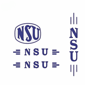 Decalque NSU Azul