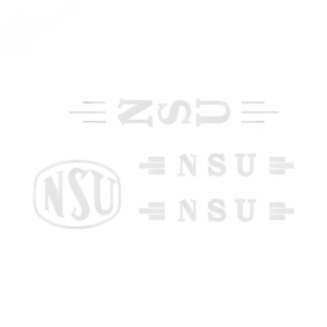 Decalque NSU Branco
