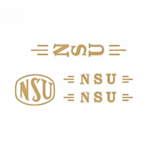 Decalque NSU Dourado
